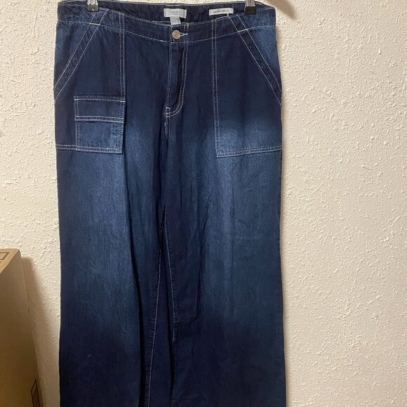 Forever 21 low rise, wide leg, size 30 Y2K - Picture 1 of 3